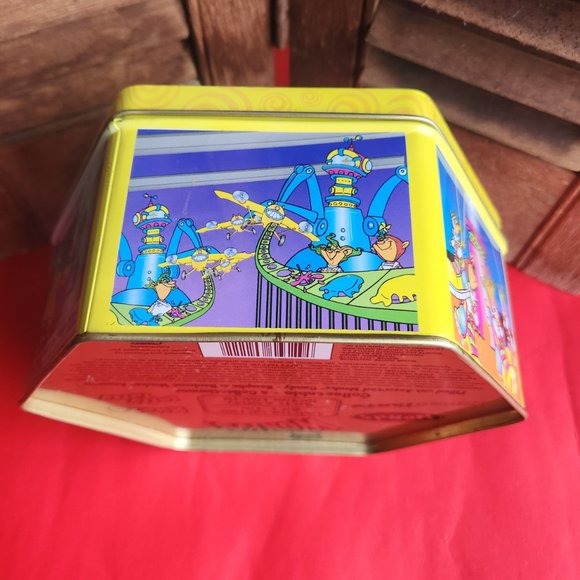 Willy Wonka Embossed Limited Edition Hexagonal Gift Tin Nerds Runts Laffy Taffy - Picture 5 of 7